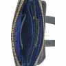 Винтажная мужская наплечная сумка черного цвета с клапаном VATTO (11717) - 2