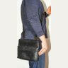 Кожаная мужская сумка через плечо среднего размера VATTO (11916) - 10