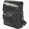 Кожаная сумка на плечо черного цвета VATTO (12116) - 1