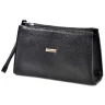 Косметичка из кожи флотар черного цвета с ремешком Desisan 106675 modnotak фото - 3