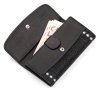 Жіночий гаманець з чорної шкіри морського ската STINGRAY LEATHER (024-18101) - 3