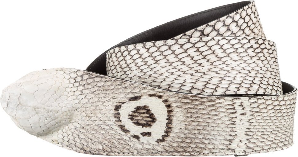 Мужской ремень автомат из натуральной кожи кобры белого цвета SNAKE LEATHER (024-18199) фото №1 Мужской ремень автомат из натуральной кожи кобры белого цвета SNAKE LEATHER (024-18199) modnotak фото №1