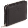 Чорний жіночий гаманець із натуральної шкіри на блискавці ST Leather 1767275 - 8