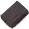 Черный женский кошелек из натуральной кожи на молнии ST Leather 1767275 - 3