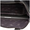 Якісна чоловіча шкіряна сумка чорного кольору для ноутбука до 13 дюймів Visconti Axel 77375 - 2