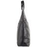 Якісна чоловіча шкіряна сумка чорного кольору для ноутбука до 13 дюймів Visconti Axel 77375 - 4