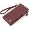 Великий жіночий гаманець із натуральної шкіри бордового кольору ST Leather 1767475 - 3