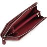 Крупный женский кошелек из натуральной кожи бордового цвета ST Leather 1767475 - 9
