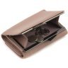 Женский кожаный кошелек пудрового цвета с монетницей Marco Coverna 68675 - 5