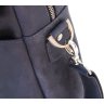 Чоловіча сумка-портфель із натуральної шкіри крейзі хорс синього кольору TARWA (21735) - 8