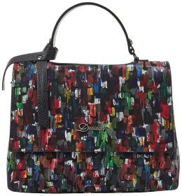 Разноцветная кожаная женская сумка Desisan 81476