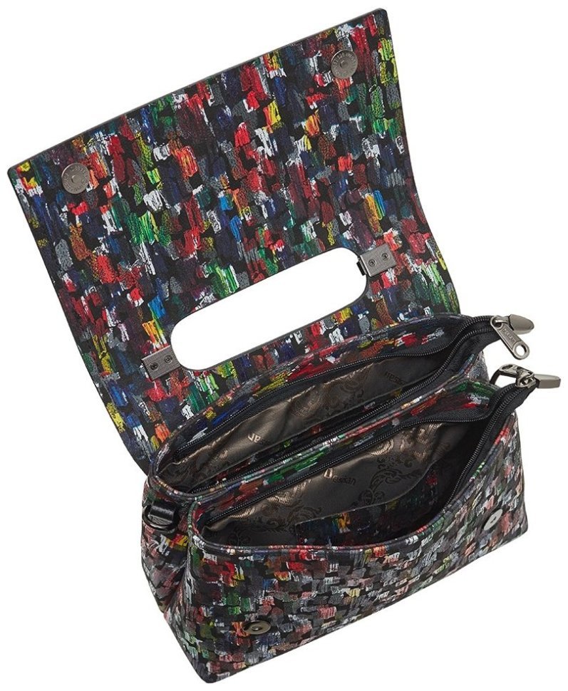 Разноцветная кожаная женская сумка Desisan 81476 modnotak фото №6