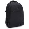Повседневный мужской рюкзак из черного полиэстера на молнии Aoking 71576 - 1