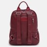 Бордовий жіночий рюкзак з екошкіри на блискавці Monsen 71776 - 4