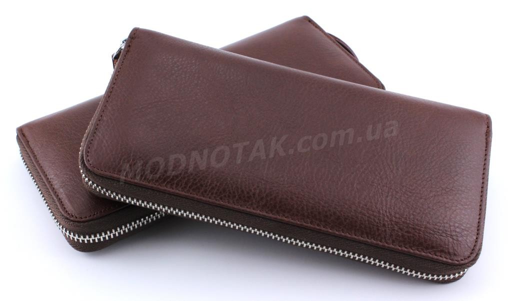 Фирменный кожаный женский кошелек на молнии ST Leather Accessories (17054)