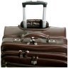 Дорожня сумка с выдвижной ручкой из натуральной качественной кожи Vip Collection 102676 (коричневый цвет) modnotak фото - 3