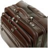 Дорожня сумка с выдвижной ручкой из натуральной качественной кожи Vip Collection 102676 (коричневый цвет) modnotak фото - 4