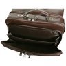 Дорожня сумка с выдвижной ручкой из натуральной качественной кожи Vip Collection 102676 (коричневый цвет) modnotak фото - 5