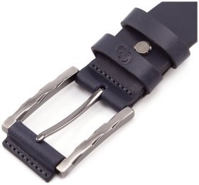 Темно-синий ремень из натуральной кожи Grande Pelle (31224)