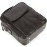 Чоловіча шкіряна сумка-барсетка маленького розміру в чорному кольорі SHVIGEL (00875) - 5