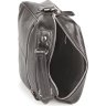 Чоловіча шкіряна сумка-барсетка маленького розміру в чорному кольорі SHVIGEL (00875) - 6