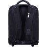 Повсякденний чоловічий рюкзак із чорного текстилю з відсіком під ноутбук Bagland (53076) - 3