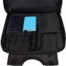 Повсякденний чоловічий рюкзак із чорного текстилю з відсіком під ноутбук Bagland (53076) - 4