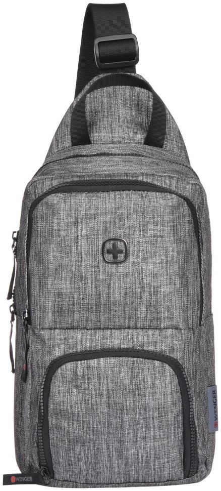 Рюкзак-слінг, Wenger Console Cross Body Bag, сірий modnotak фото №3