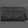 Маленькая наплечная сумка черного цвета из натуральной кожи BlankNote Элис (12633) - 3