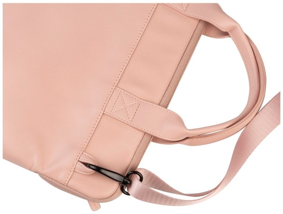 Яркий чехол для ноутбука из нейлона розового цвета Tucano Isotta с плечевыи ремнем 103576 modnotak фото №5