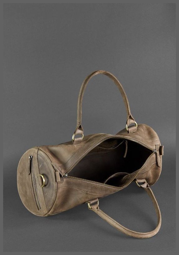 Велика чоловіча сумка темно-коричневого кольору BlankNote Harper (12652)