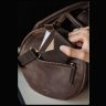 Велика чоловіча сумка темно-коричневого кольору BlankNote Harper (12652) - 9