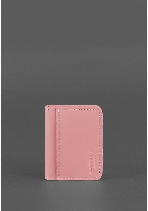 Розовая обложка для водительских прав из натуральной кожи BlankNote (12222)
