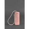 Шкіряна ключниця з натуральної шкіри рожевого кольору BlankNote Тубус (12954) - 4