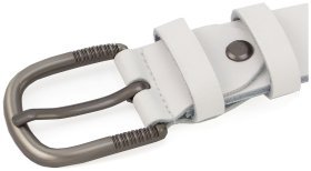 Кожаный женский ремень под светлые брюки S.T Italian Style (30019)