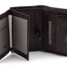 Мужской кожаный бумажник под деньги, паспорт и много карточек - Karya (0498-45) - 10