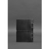 Шкіряний блокнот на кільцях (софт-бук) в м'якій чорній обкладинці BlankNote (14176) - 6