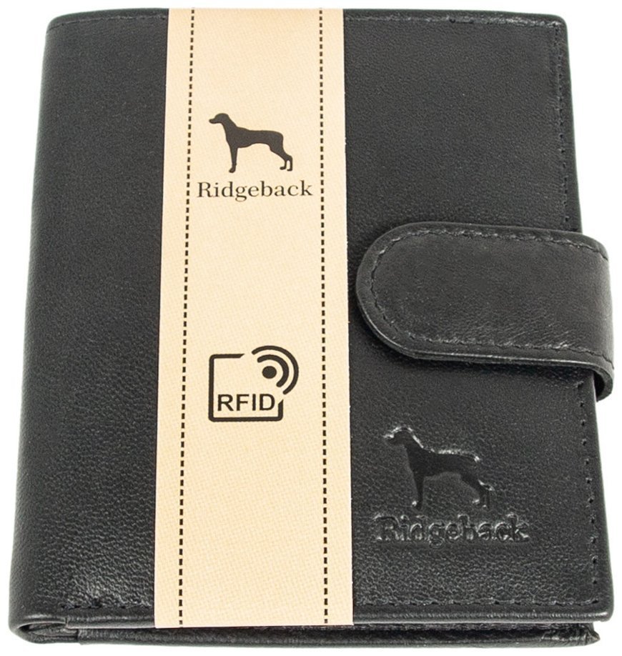 Вместительный мужской кошелек из натуральной кожи с RFID защитой Ridgeback JBNC 94276 черного цвета фото №5 Вместительный мужской кошелек из натуральной кожи с RFID защитой Ridgeback JBNC 94276 черного цвета modnotak фото №5