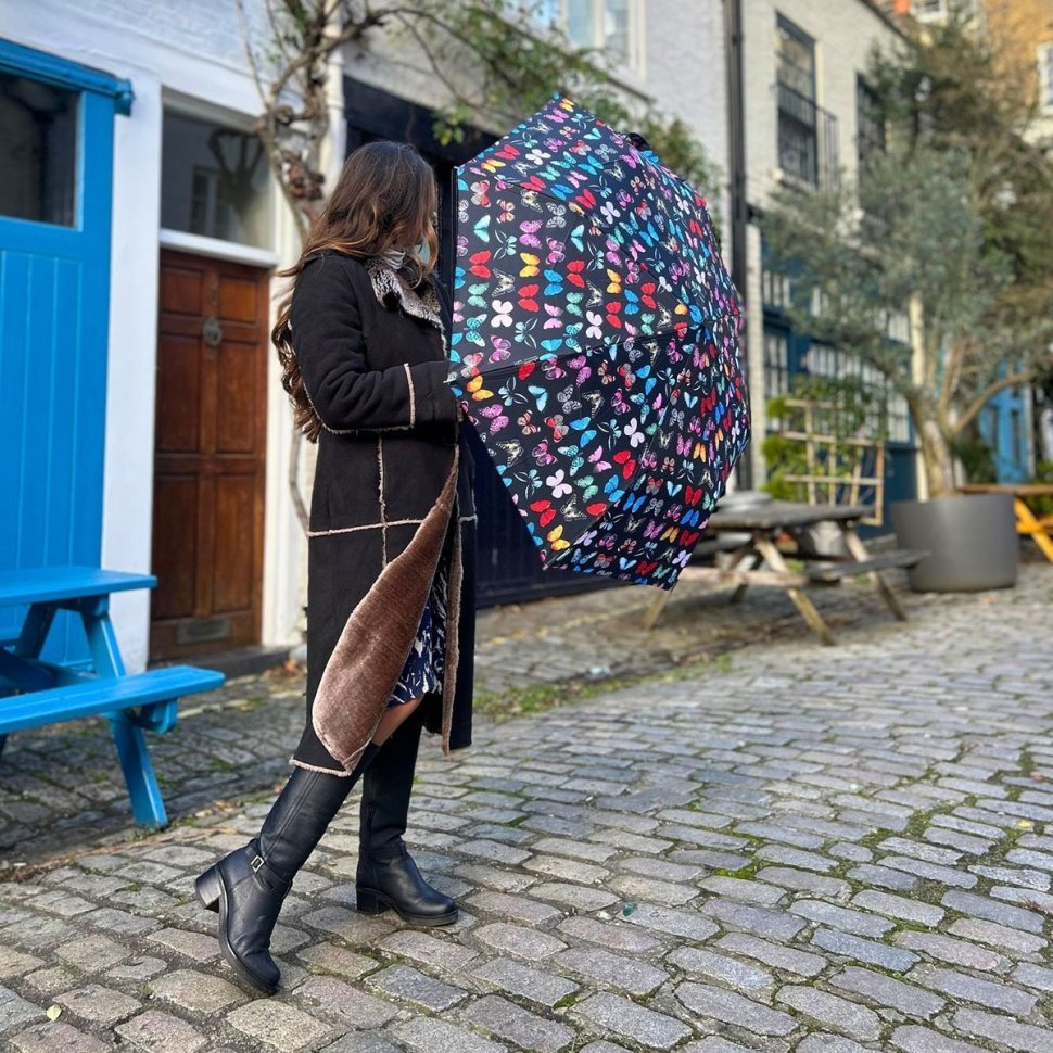 Зонт женский складной Fulton L354-041659 Minilite-2 Butterfly (механика, компактный, мультиколор, Великобритания) 94376 modnotak фото №2