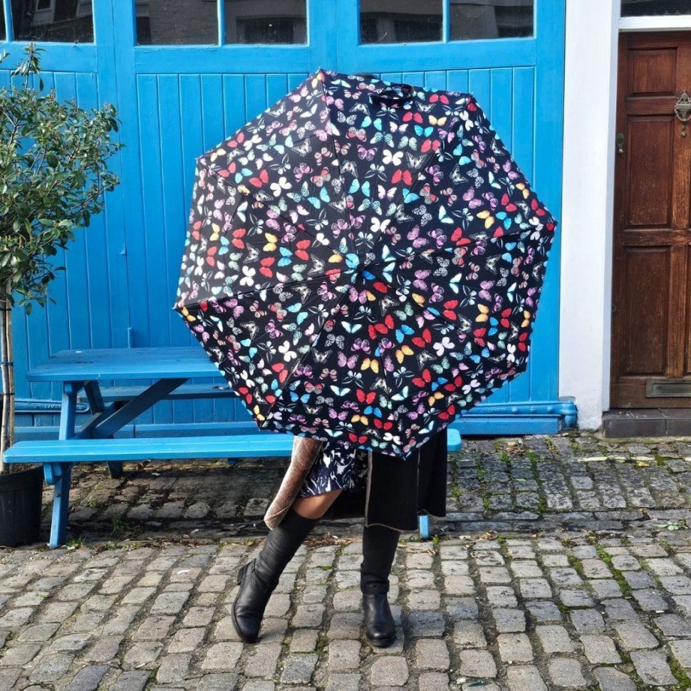 Зонт женский складной Fulton L354-041659 Minilite-2 Butterfly (механика, компактный, мультиколор, Великобритания) 94376 modnotak фото №3