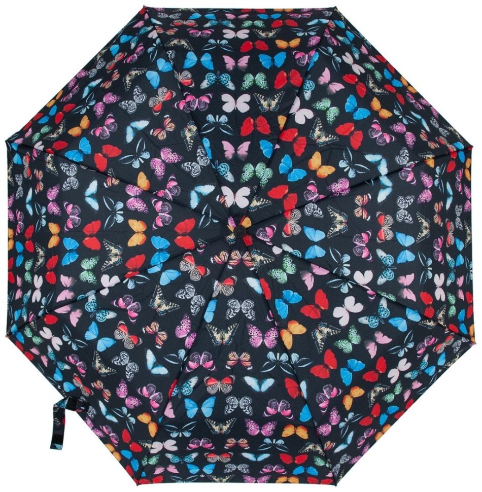 Зонт женский складной Fulton L354-041659 Minilite-2 Butterfly (механика, компактный, мультиколор, Великобритания) 94376 modnotak фото №6
