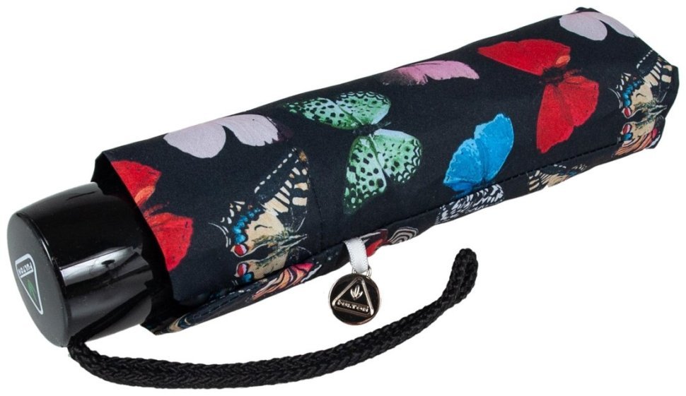 Зонт женский складной Fulton L354-041659 Minilite-2 Butterfly (механика, компактный, мультиколор, Великобритания) 94376 modnotak фото №8