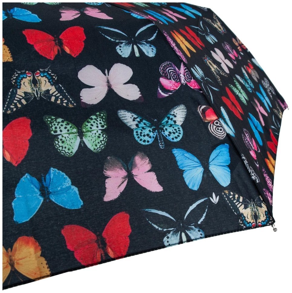 Зонт женский складной Fulton L354-041659 Minilite-2 Butterfly (механика, компактный, мультиколор, Великобритания) 94376 modnotak фото №11
