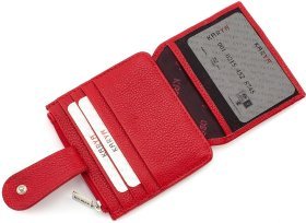 Яркий женский картхолдер из натуральной кожи KARYA (0018-46)