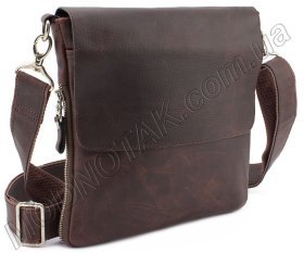 Кожаная сумка планшет с одним отделением KLEVENT (11302 brown)