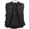 Текстильный недорогой мужской рюкзак для ноутбука черного цвета Tiding Bag (21257) - 3