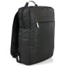 Текстильный недорогой мужской рюкзак для ноутбука черного цвета Tiding Bag (21257) - 5