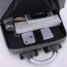 Текстильный недорогой мужской рюкзак для ноутбука черного цвета Tiding Bag (21257) - 6