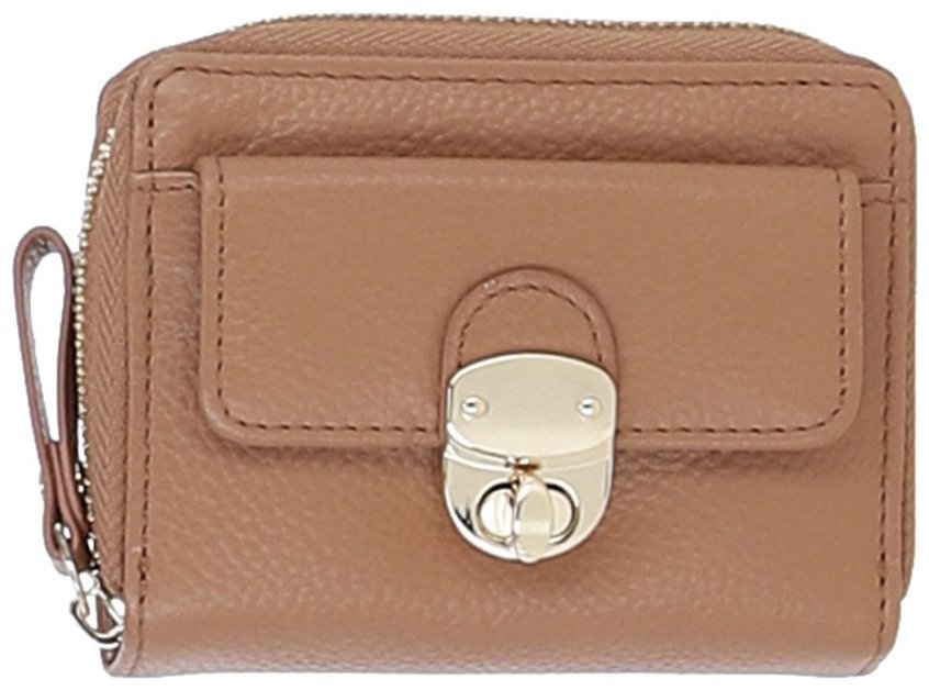 Кожаный женский кошелек на молнии с монетницей Ashwood Y50 коричневого цвета 95476 фото №1 Кожаный женский кошелек на молнии с монетницей Ashwood Y50 коричневого цвета 95476 modnotak фото №1