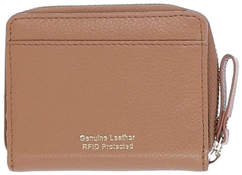 Кожаный женский кошелек на молнии с монетницей Ashwood Y50 коричневого цвета 95476 фото №2 Кожаный женский кошелек на молнии с монетницей Ashwood Y50 коричневого цвета 95476 modnotak фото №2